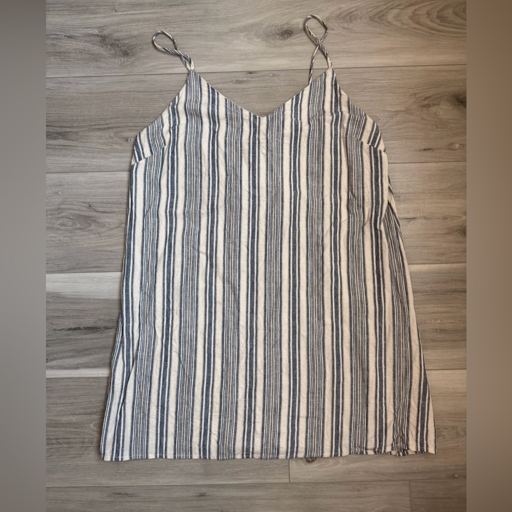 Striped Spaghetti Strap Dress